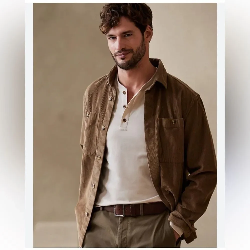 Banana Republic Wide Wale Corduroy Shacket